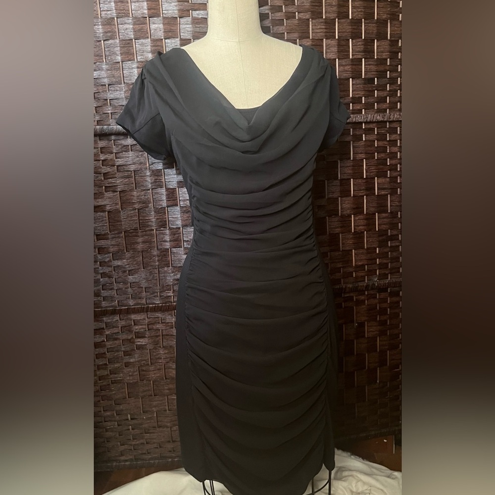 Beautiful Express sheer drape design dress!